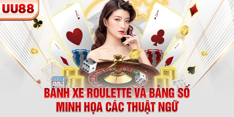 Bánh xe roulette và bảng số minh họa các thuật ngữ Bánh xe roulette và bảng số minh họa các thuật ngữ